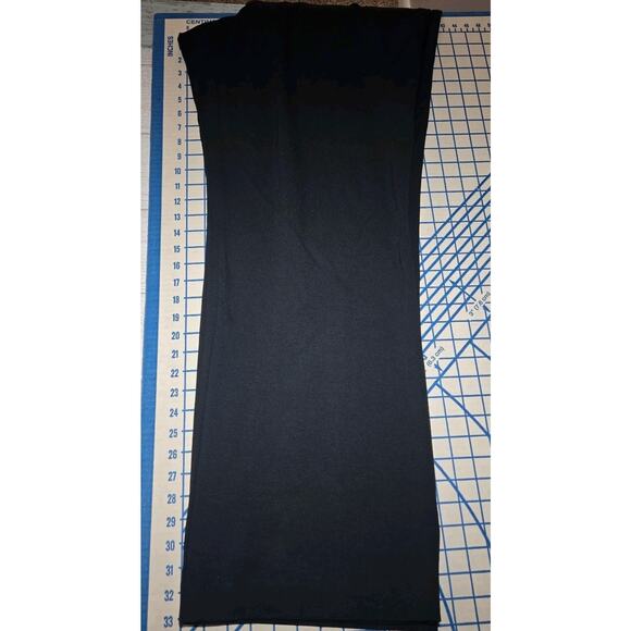 Lane Bryant Ponte Trouser Black Stretch Size 22/24 TALL Wide Leg 33" Inseam NWT - Picture 7 of 8